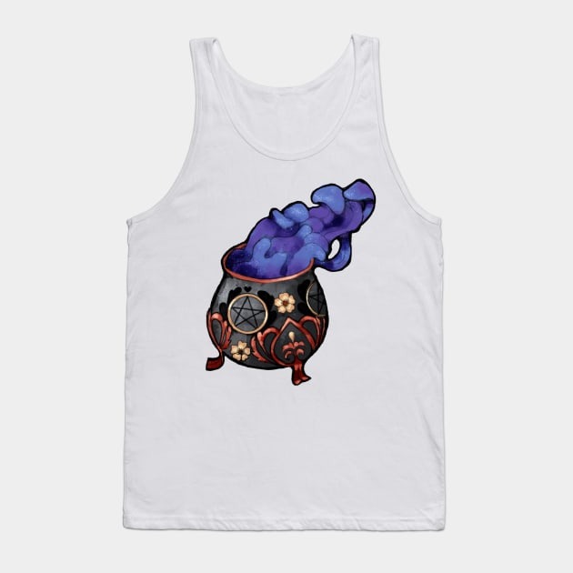 Witch Cauldron Tank Top by JJLosh